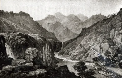 Veduta nella Cordigliera